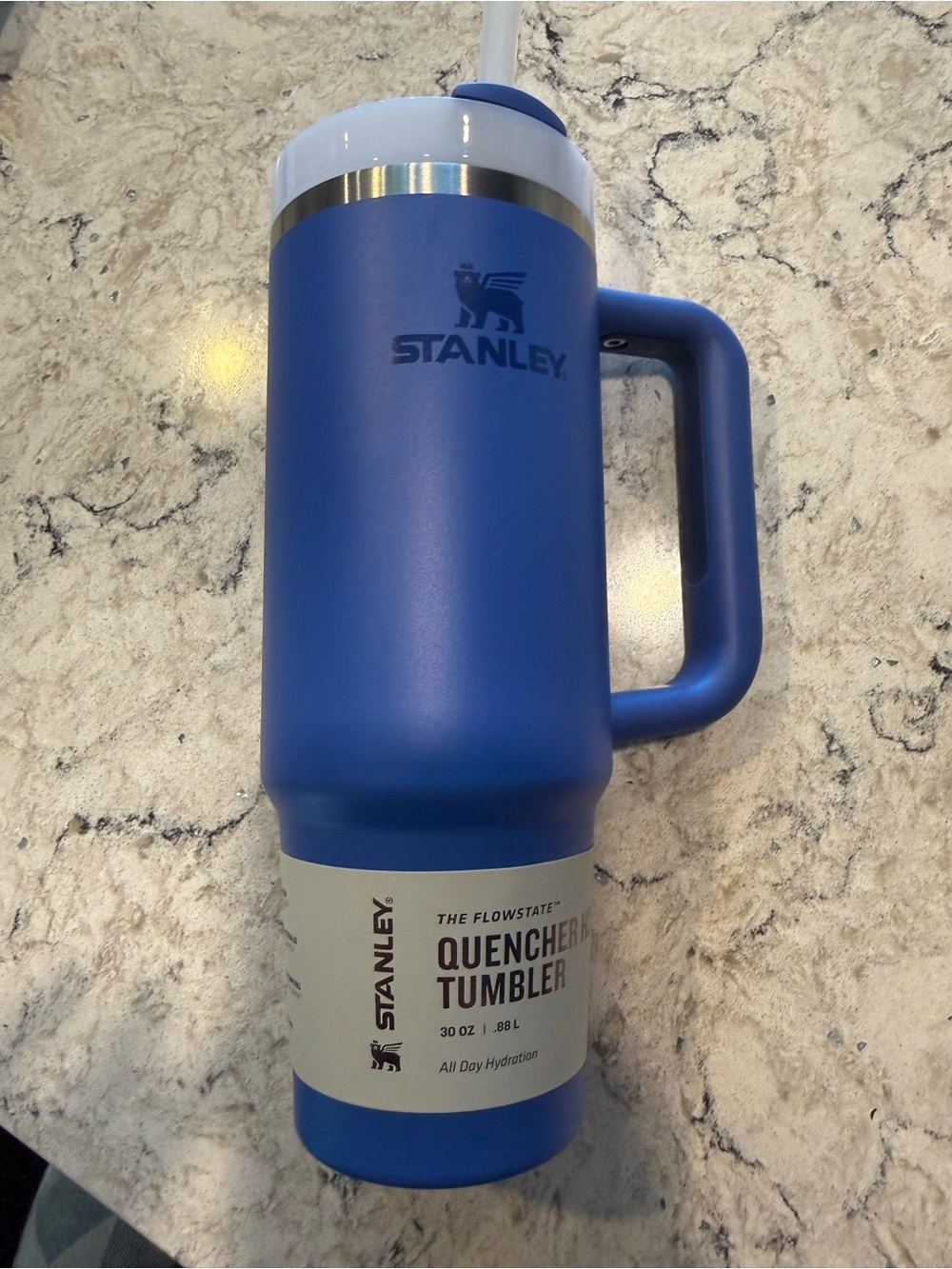Stanley NWT RARE The Quencher H2.0 FlowState 30oz Insulated Tumbler Iris - Picture 5 of 6